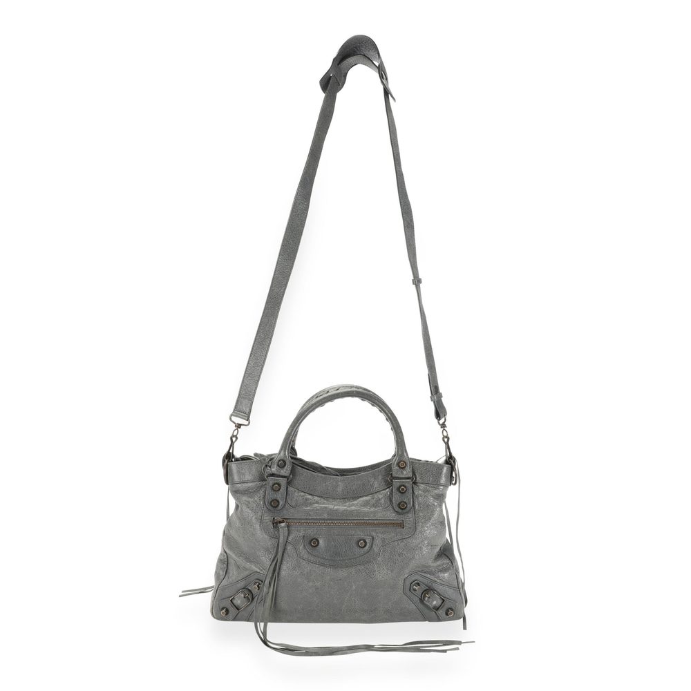 Balenciaga Gris Tarmac Lambskin Classic Town Bag - Picture 4 of 7